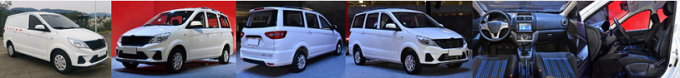 7 zitplaatsen City SUV Car 1.5L benzine MPV voor lokaal taxiproject 0