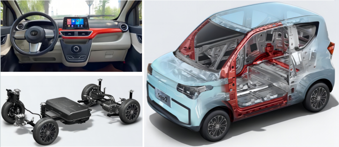 EEG-goedgekeurde zonne-elektrische auto Zonne 2 lage gebruiksprijs 2 deuren 2 zitplaatsen miniwagen 5