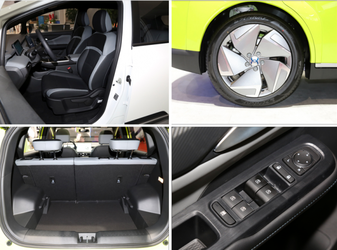 55.4 KWh batterij elektrische auto Z03 bereik tot 430 Km Intelligente assistent rijden auto 0