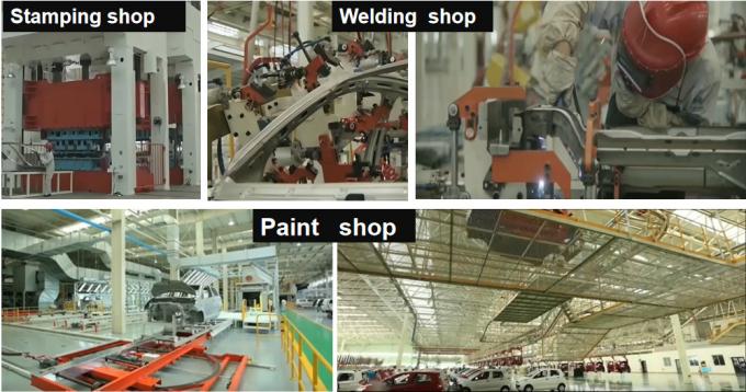 ODM Solar Electric Car Automotive Assembly Plants Massaproductie assemblage installaties 2