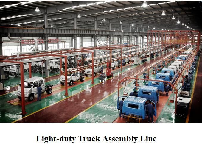 De lichte Lopende band van de Plichtspick-up, De Fabriek van de de Vrachtwagenproductie van het Ladingsvervoer, de Autoinvestering van de Assemblageinstallatie 2